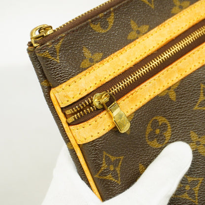 Louis Vuitton Bosphore, Brown, Canvas, shoulder