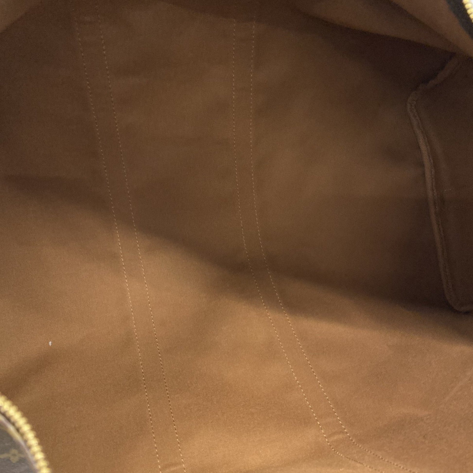 Louis Vuitton Keepall Bandouliere 55, Brown, Canvas, travel