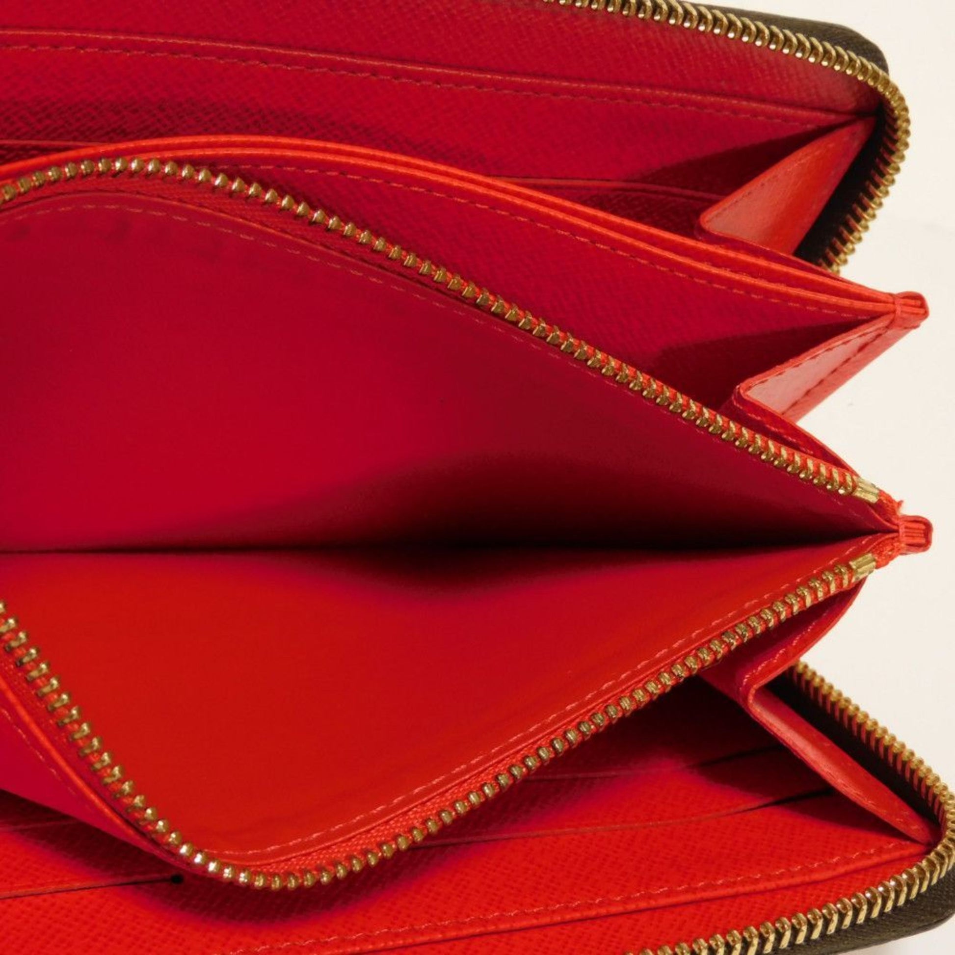 Louis Vuitton Zippy wallet, Brown, Canvas, wallet