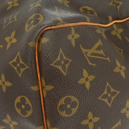 Louis Vuitton Keepall Monogram, Brown, Canvas, Travel Bag