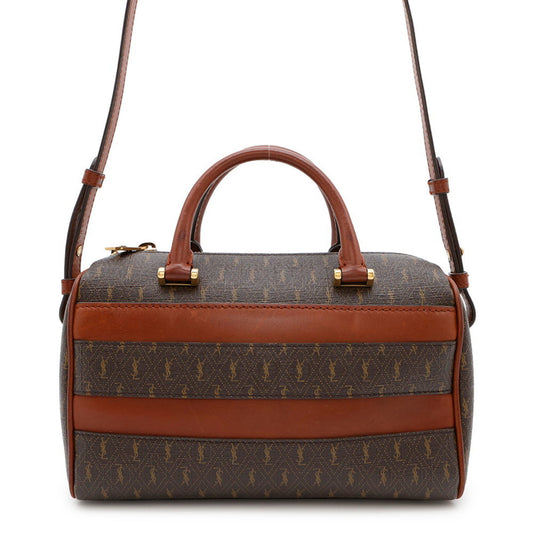 Saint Laurent Duffle, Brown, Canvas, handbag