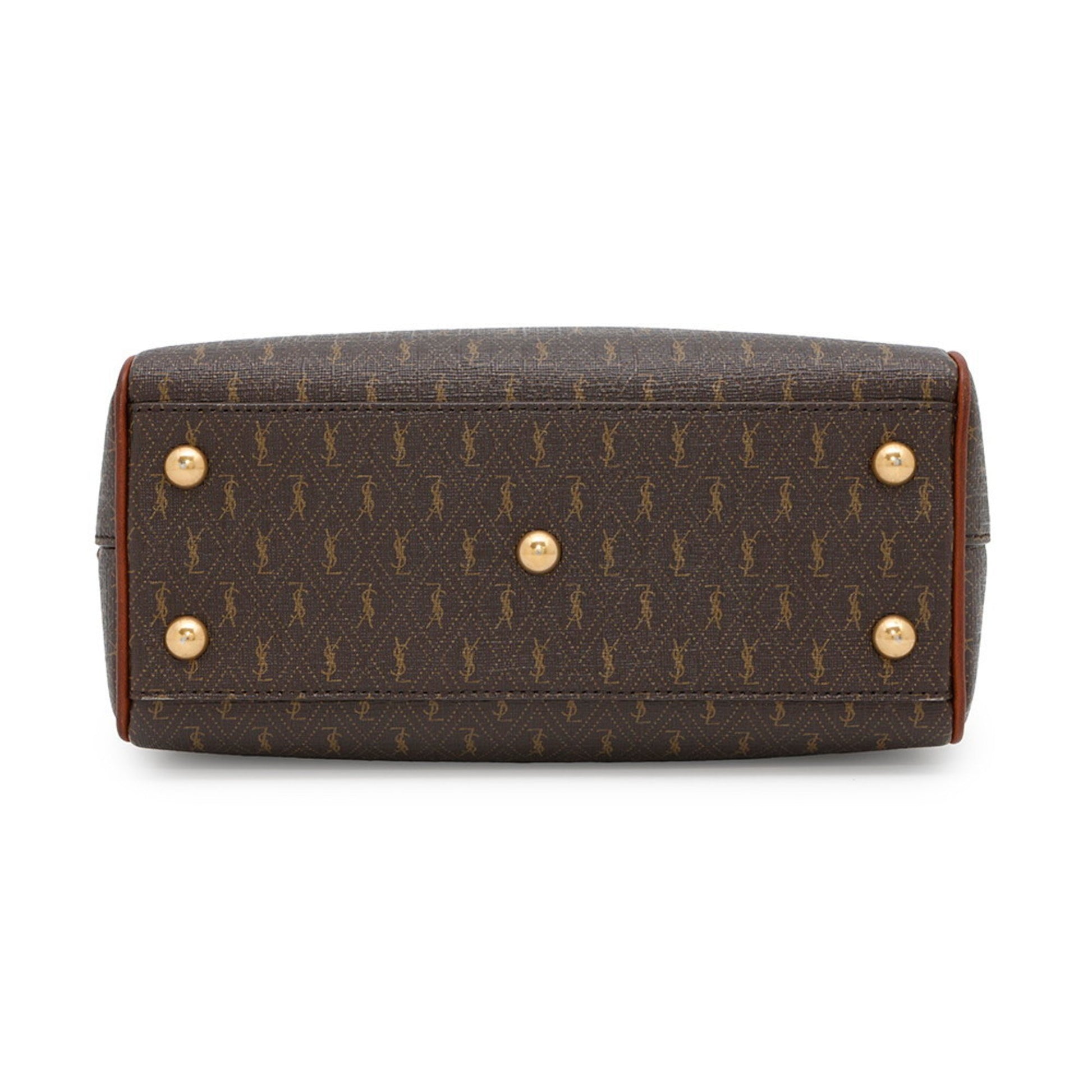 Saint Laurent Duffle, Brown, Canvas, handbag