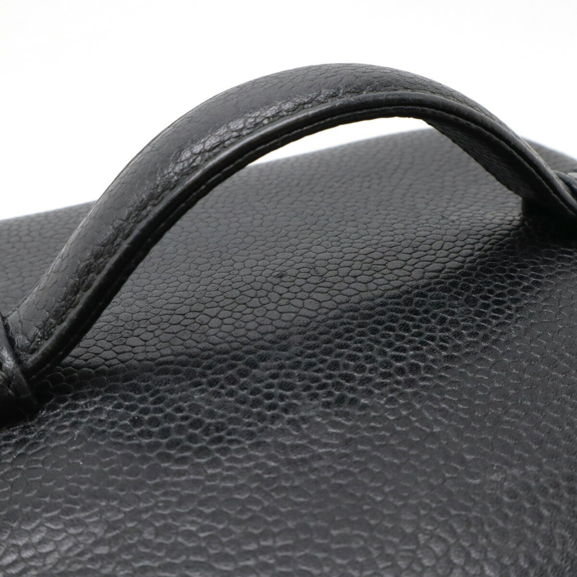 Chanel Vanity, Black, Leather, handbag