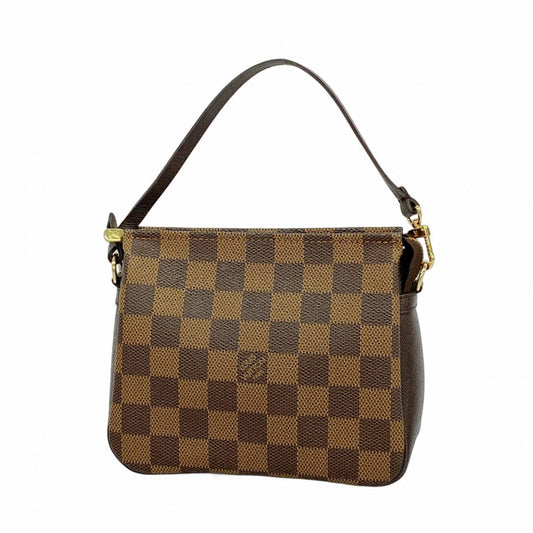 Louis Vuitton Trousse makeup, Brown, Canvas, wallet