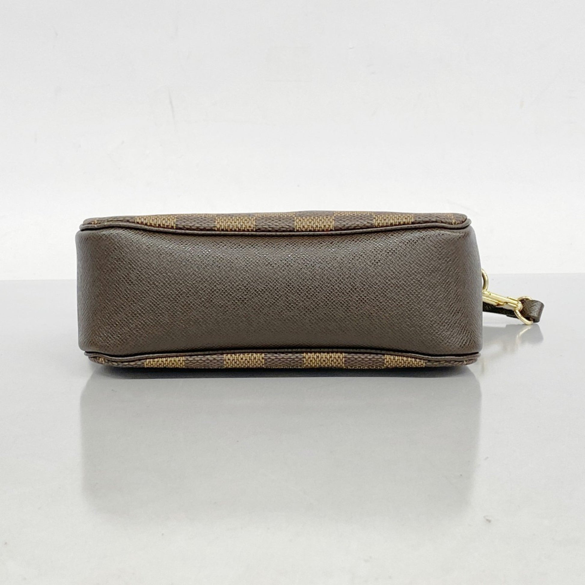 Louis Vuitton Trousse makeup, Brown, Canvas, wallet