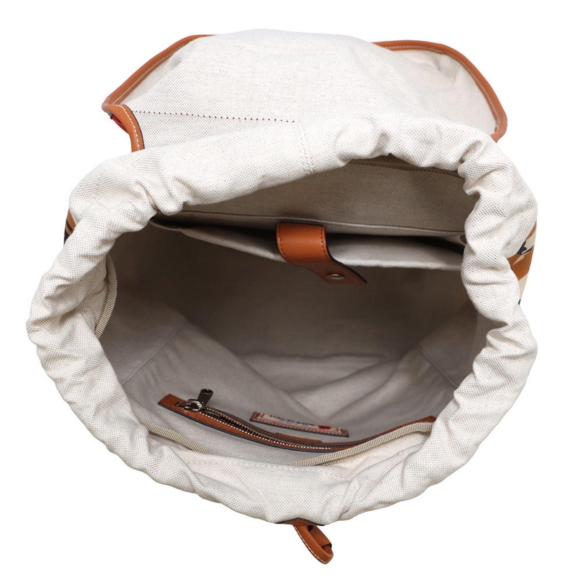 Gucci Interlocking G, Brown, Leather, backpack