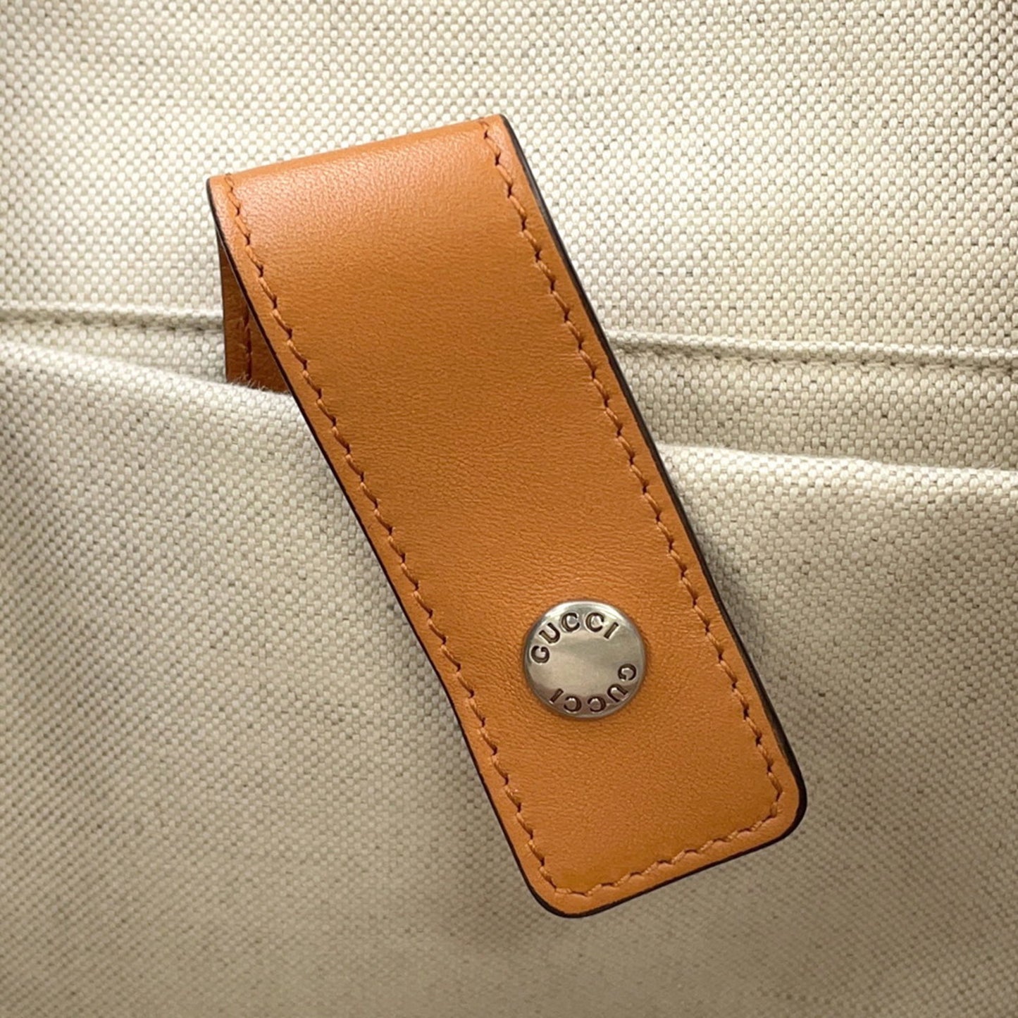 Gucci Interlocking G, Brown, Leather, backpack