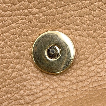 Gucci Interlocking G, Beige, Leather, shoulder