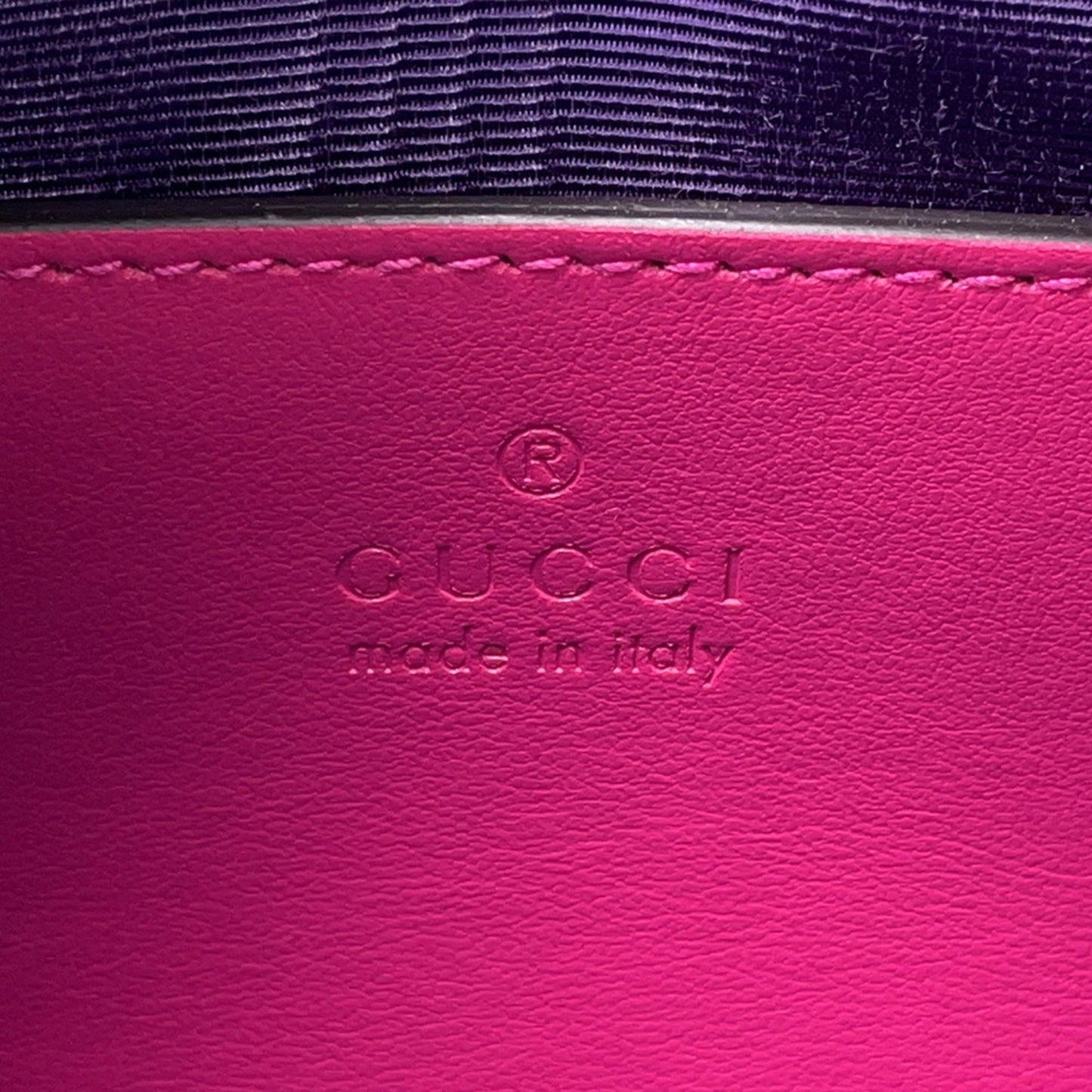 Gucci GG Matelassé, Pink, NYLON, shoulder