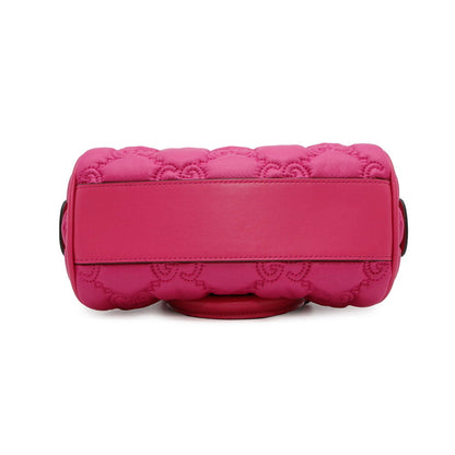 Gucci GG Matelassé, Pink, NYLON, shoulder