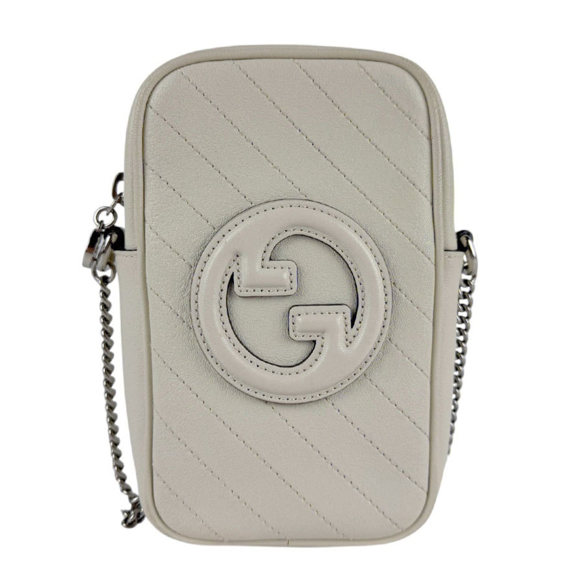 Gucci, White, Leather, shoulder