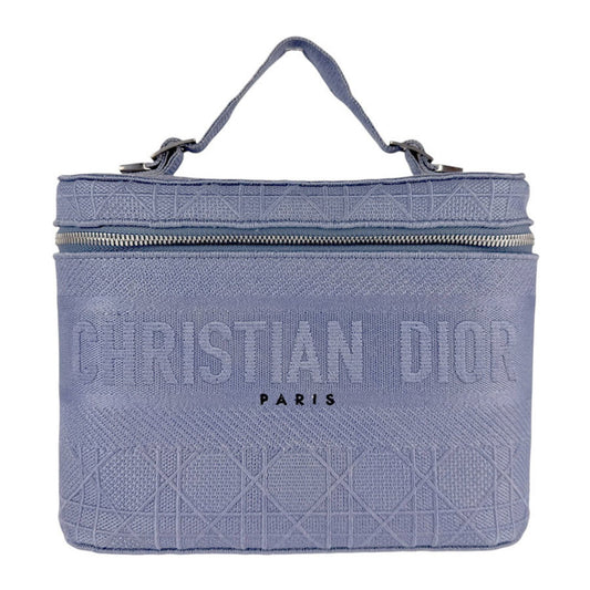 Dior Vanity, Blue, Canvas, handbag