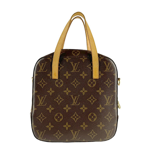 Louis Vuitton Spontini, Brown, Canvas, handbag