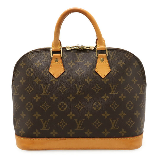 Louis Vuitton Alma, Brown, Canvas, handbag