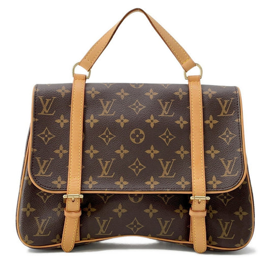 Louis Vuitton Marelle, Brown, Canvas, backpack