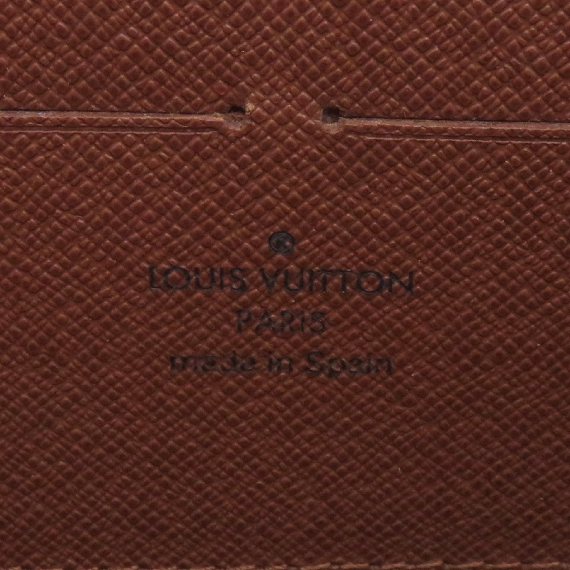 Louis Vuitton Zippy wallet, Brown, Canvas, wallet