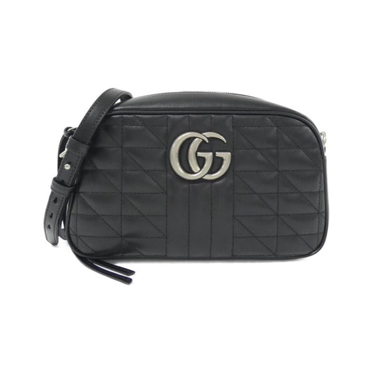 Gucci GG Marmont, Black, Leather, shoulder