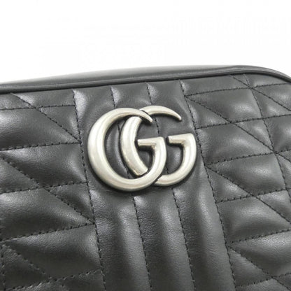 Gucci GG Marmont, Black, Leather, shoulder