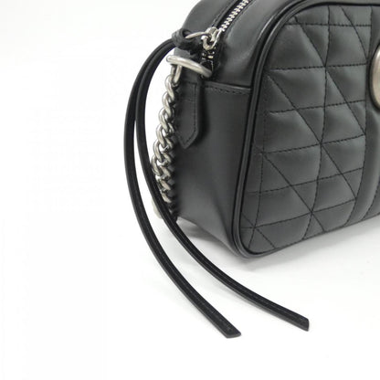 Gucci GG Marmont, Black, Leather, shoulder
