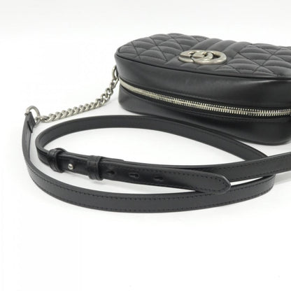 Gucci GG Marmont, Black, Leather, shoulder