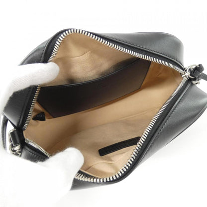 Gucci GG Marmont, Black, Leather, shoulder