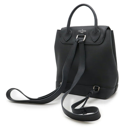 Louis Vuitton Lockme, Black, Leather, backpack