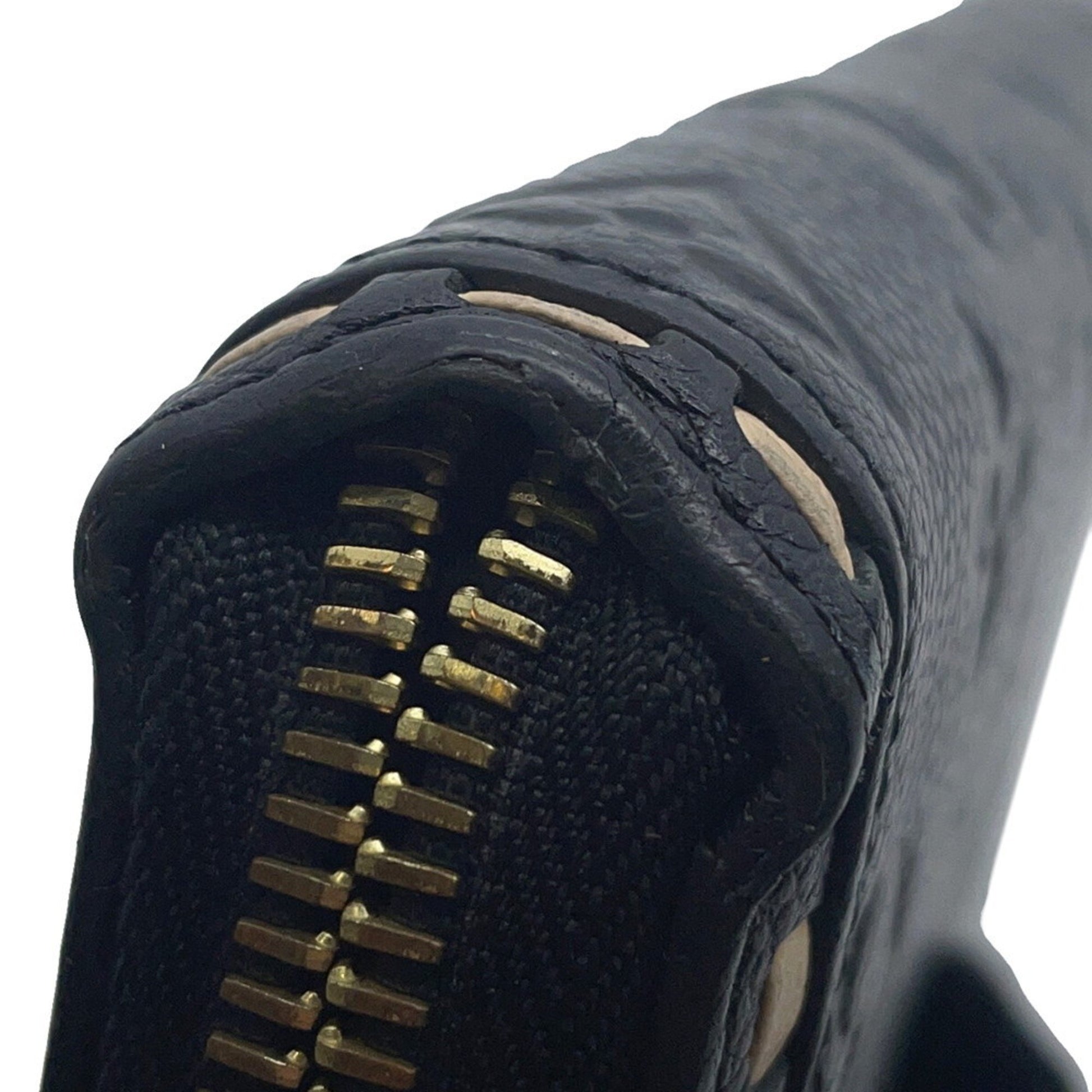 Louis Vuitton Portefeuille zippy, Black, Leather, wallet