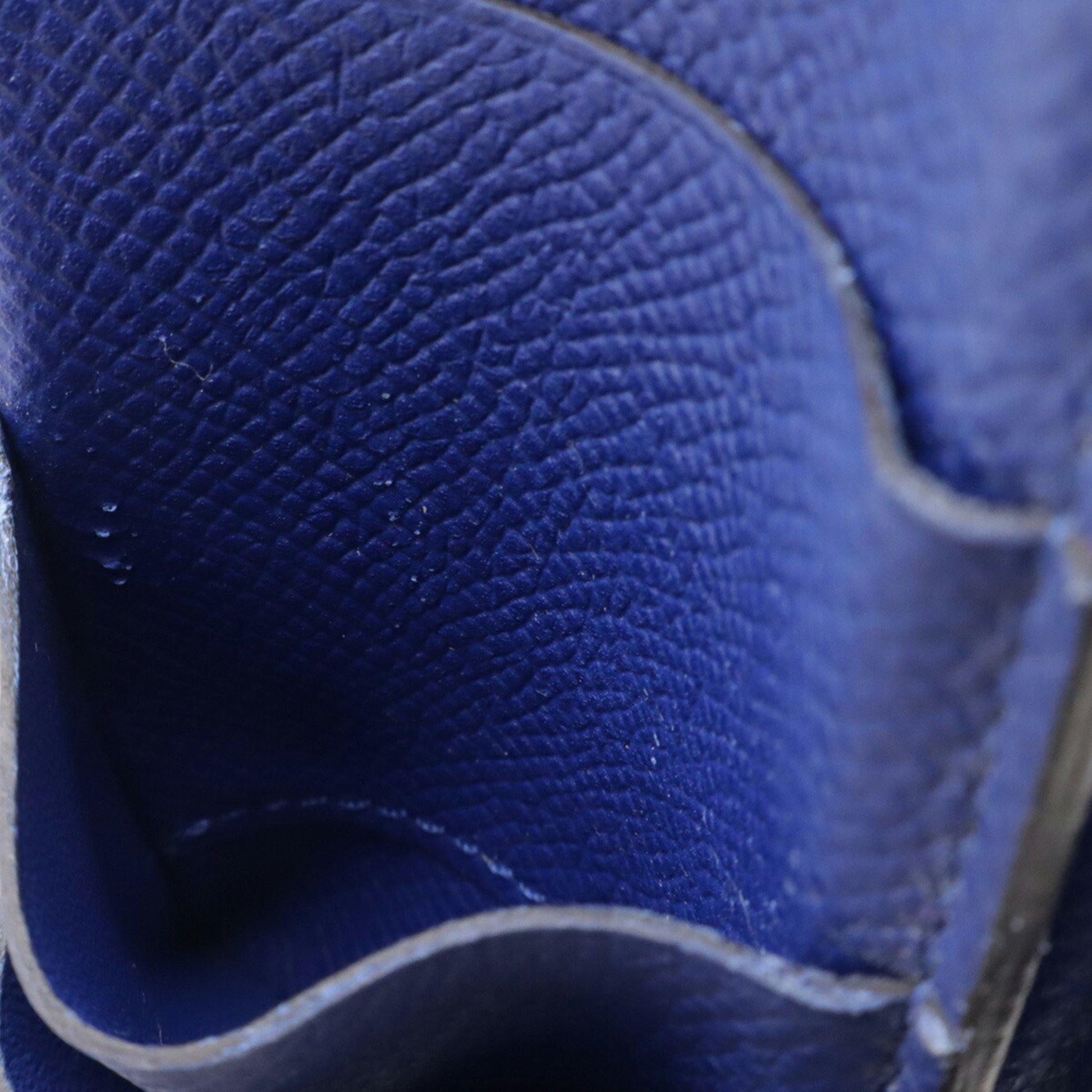 Hermès Béarn, Blue, Leather, wallet