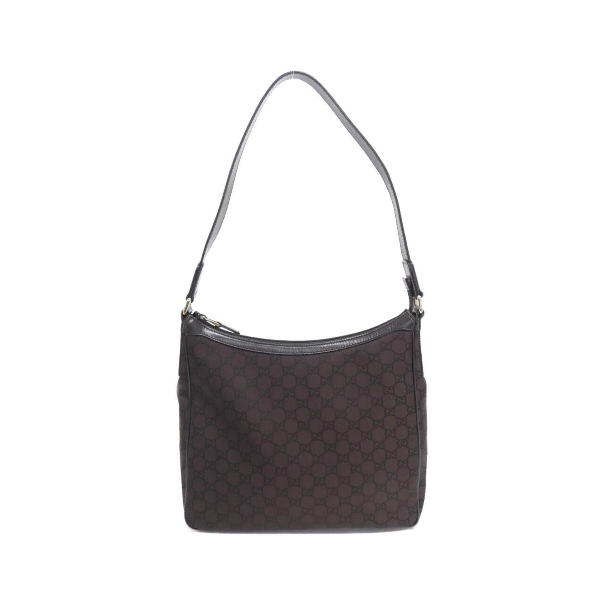 Gucci Hobo, Brown, NYLON, shoulder