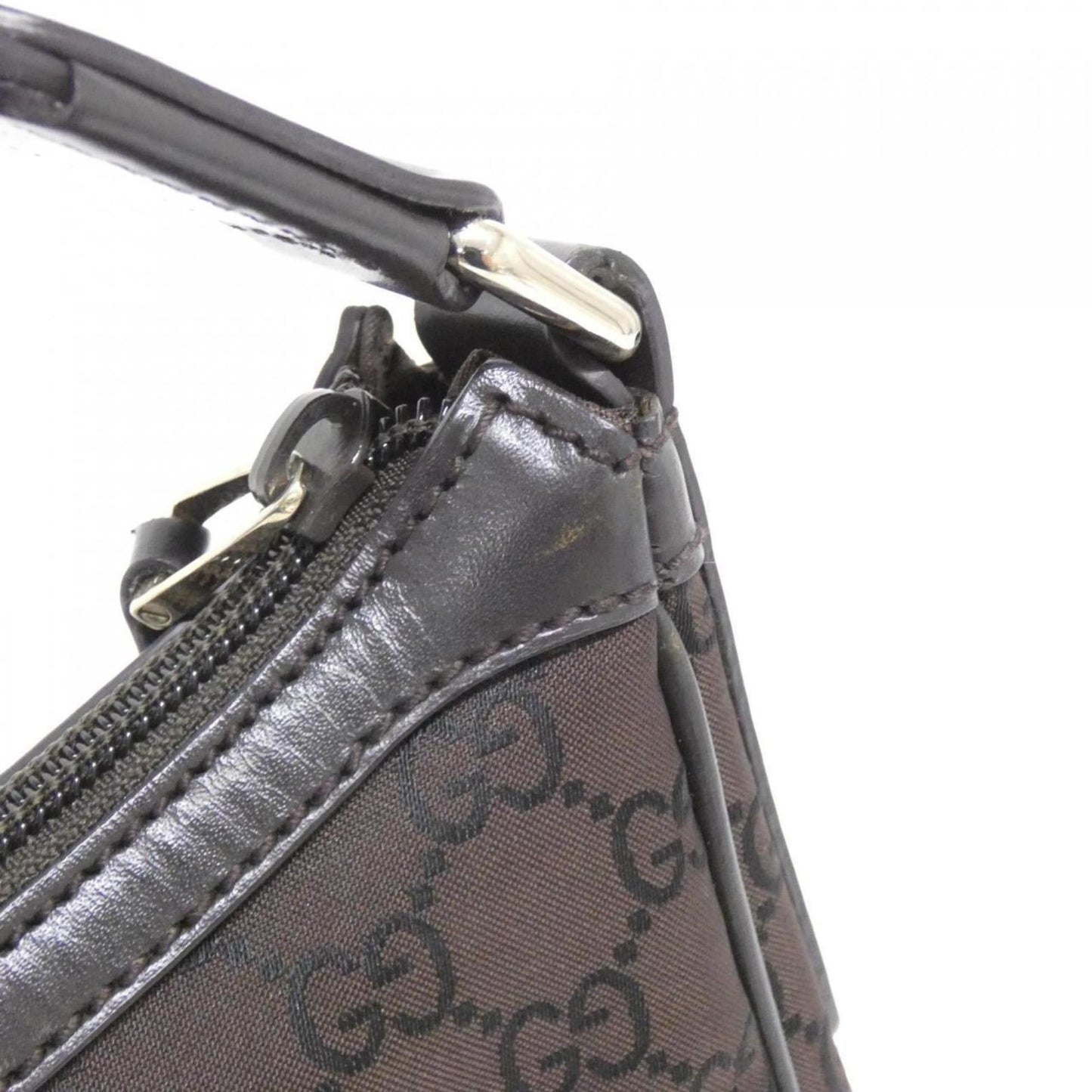 Gucci Hobo, Brown, NYLON, shoulder