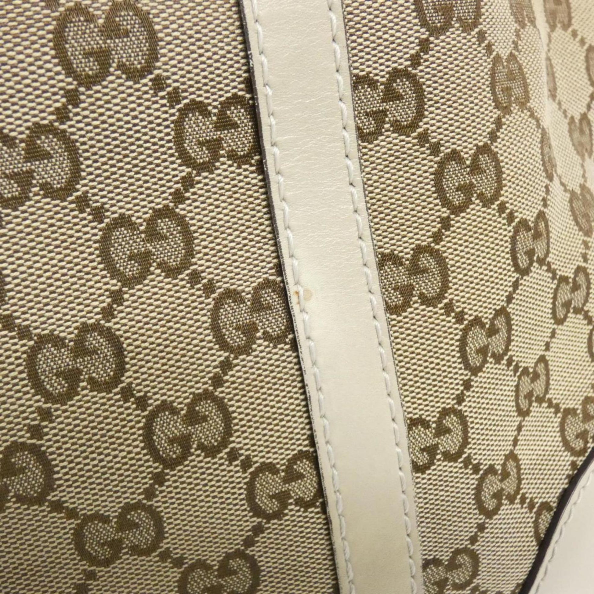Gucci GG canvas, Beige, "CANVAS, LEATHER", tote
