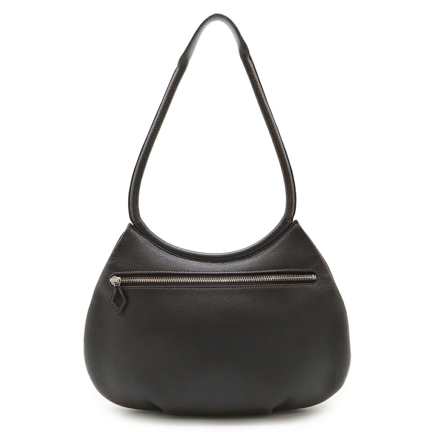 Hermès, Black, Leather, shoulder