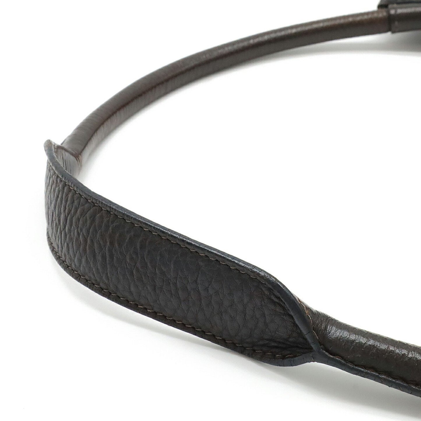 Hermès, Black, Leather, shoulder