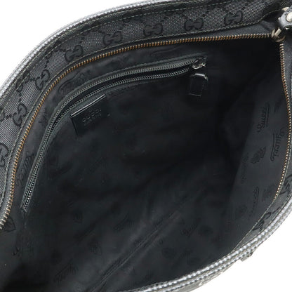 Gucci GG Imprimé, Black, Canvas, shoulder