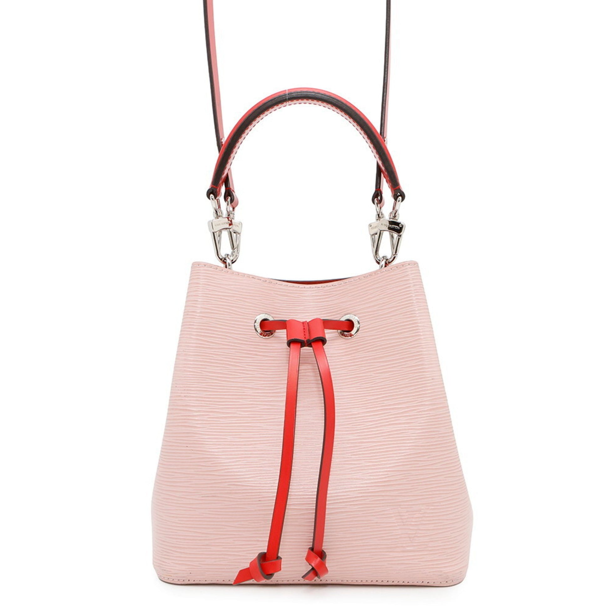 Louis Vuitton NéoNoé, Pink, Leather, handbag