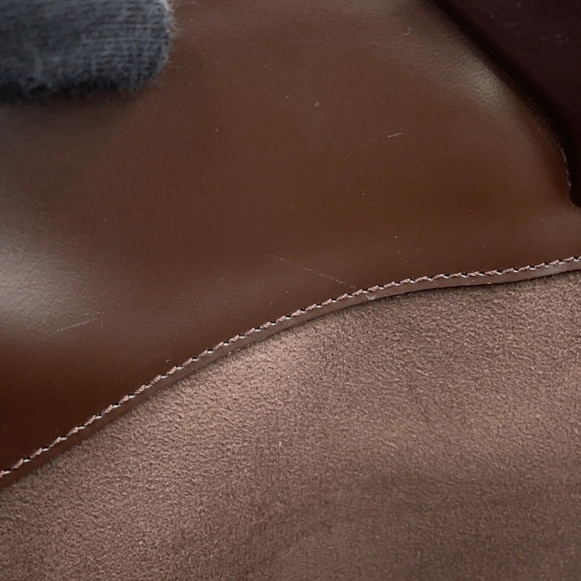 Louis Vuitton Noctambule, Brown, Leather, tote