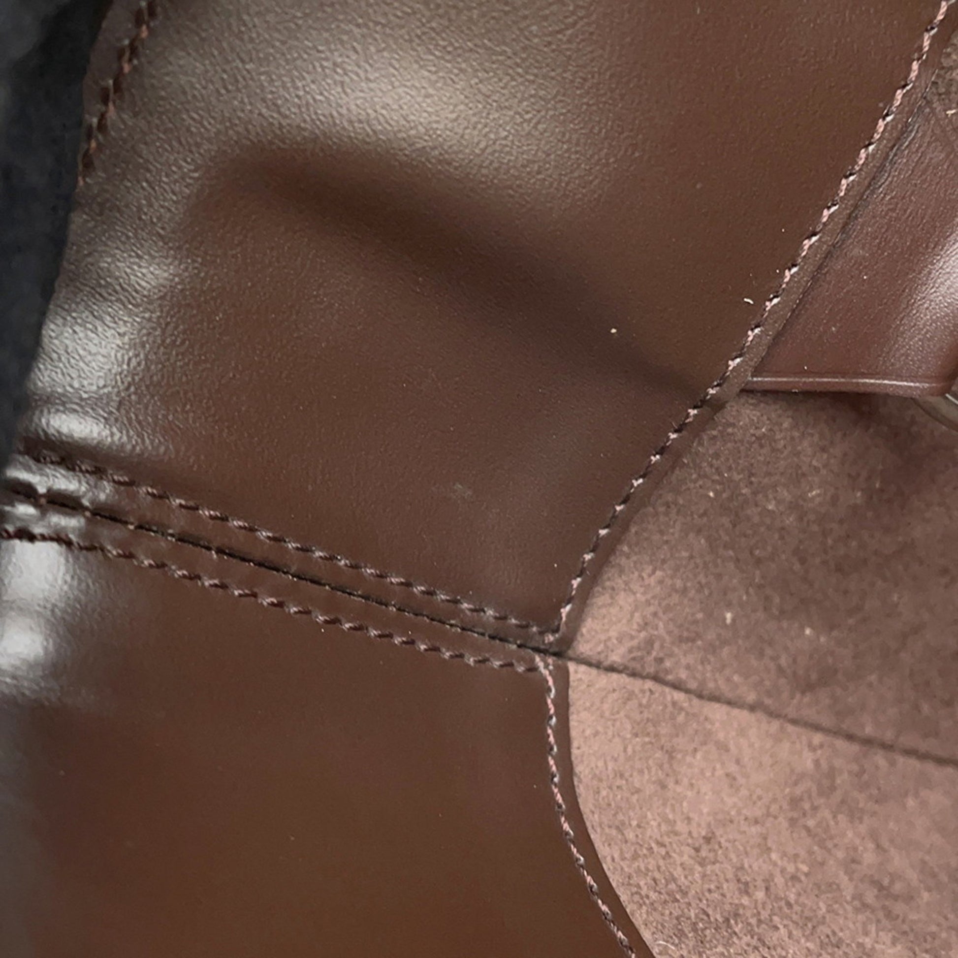 Louis Vuitton Noctambule, Brown, Leather, tote