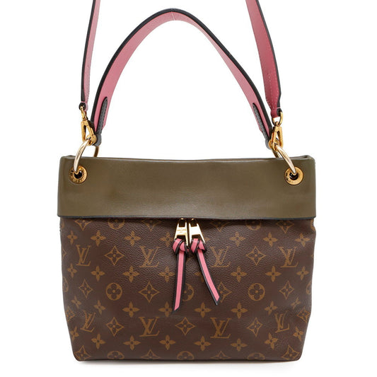 Louis Vuitton Tuileries, Brown, Canvas, shoulder