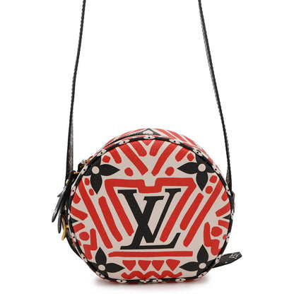 Louis Vuitton Boîte Chapeau Souple, Red, Canvas, shoulder