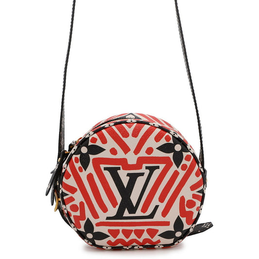 Louis Vuitton Boîte Chapeau Souple, Red, Canvas, shoulder
