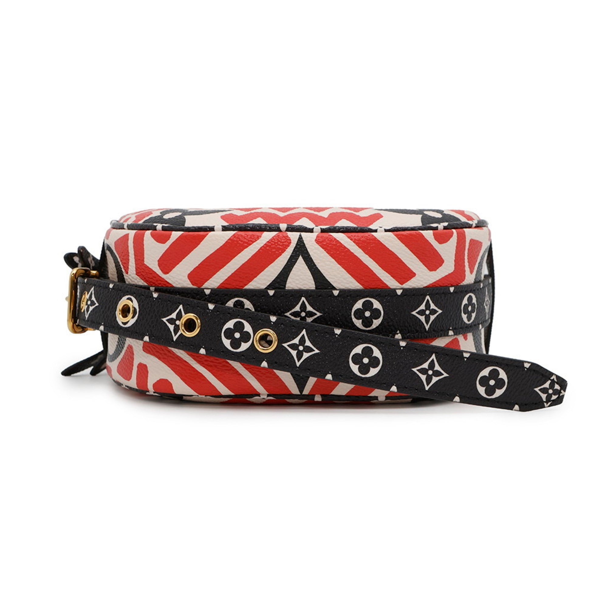 Louis Vuitton Boîte Chapeau Souple, Red, Canvas, shoulder