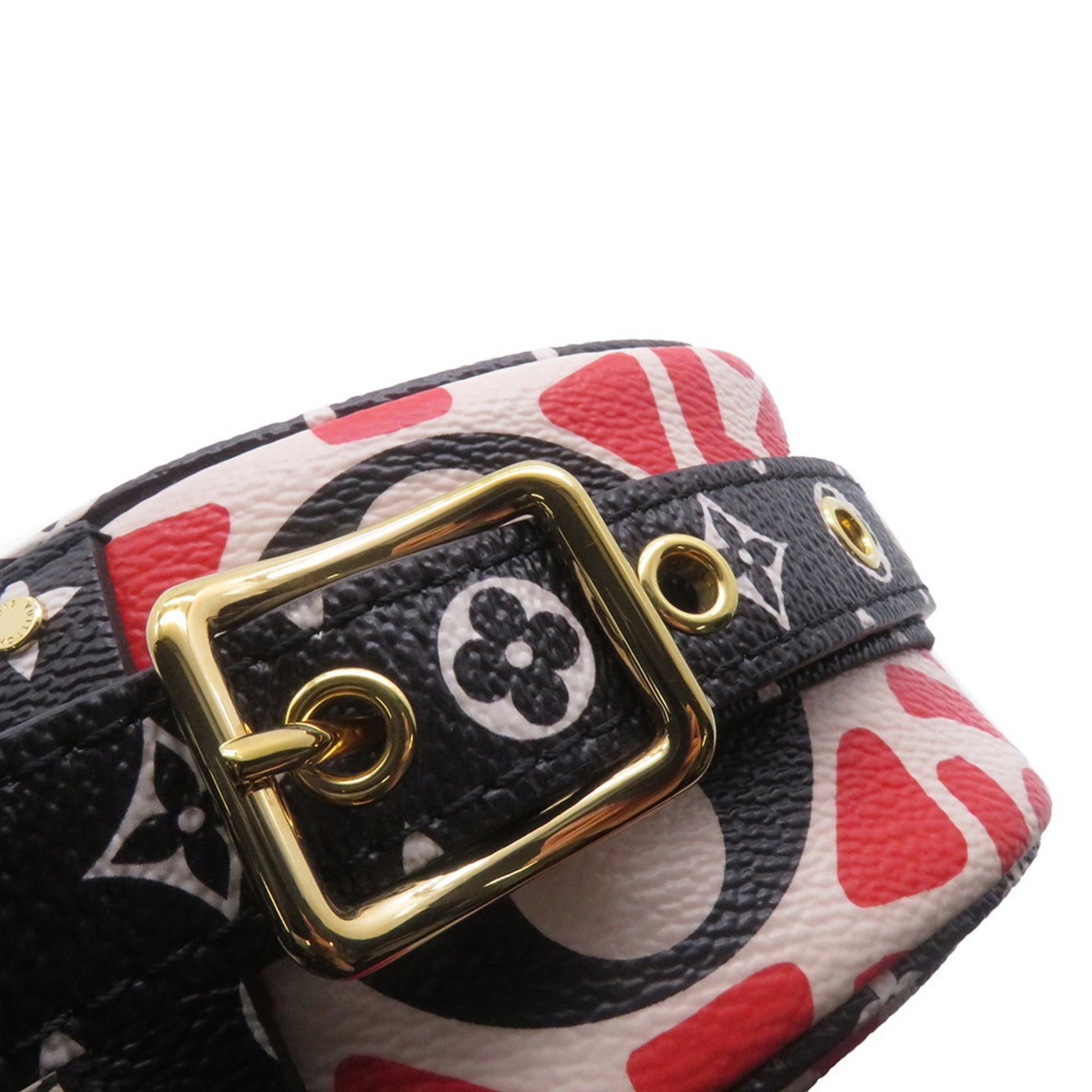 Louis Vuitton Boîte Chapeau Souple, Red, Canvas, shoulder