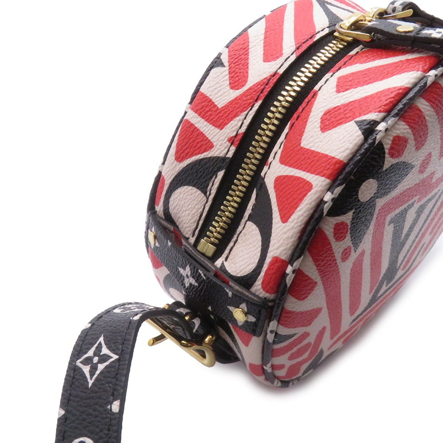 Louis Vuitton Boîte Chapeau Souple, Red, Canvas, shoulder