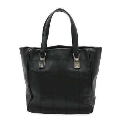 Chanel Chocolate bar, Black, Leather, handbag