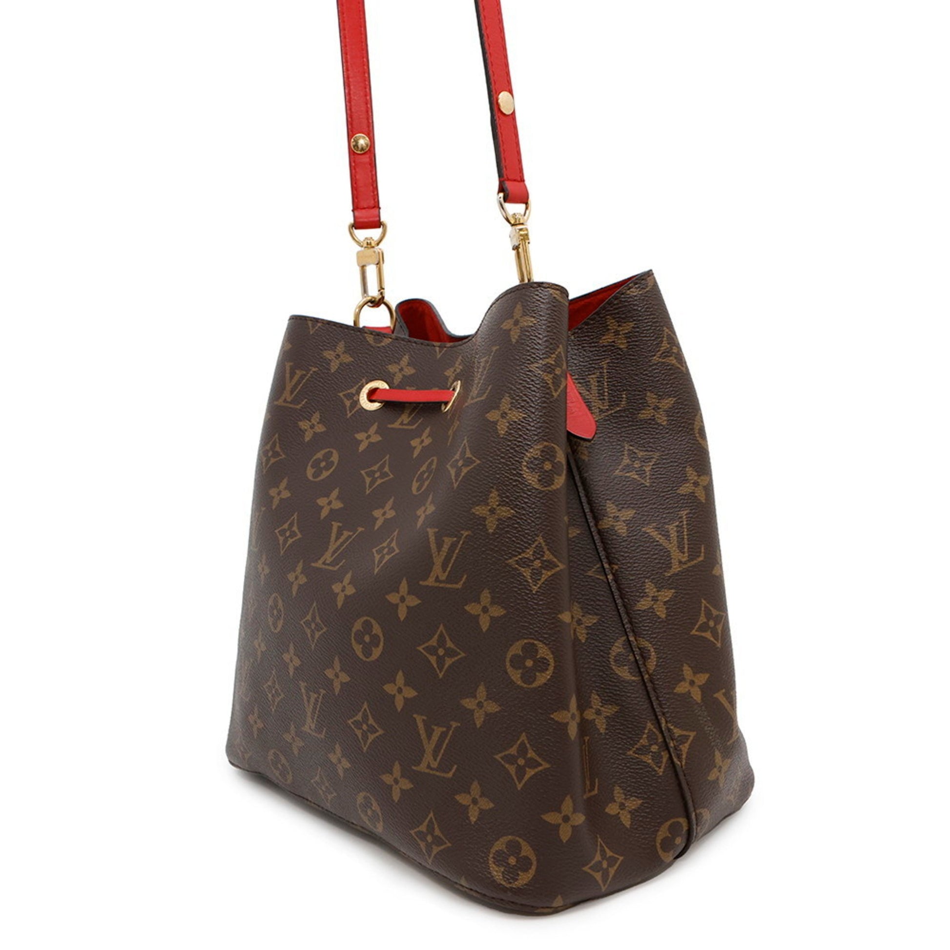 Louis Vuitton NéoNoé, Brown, Canvas, shoulder