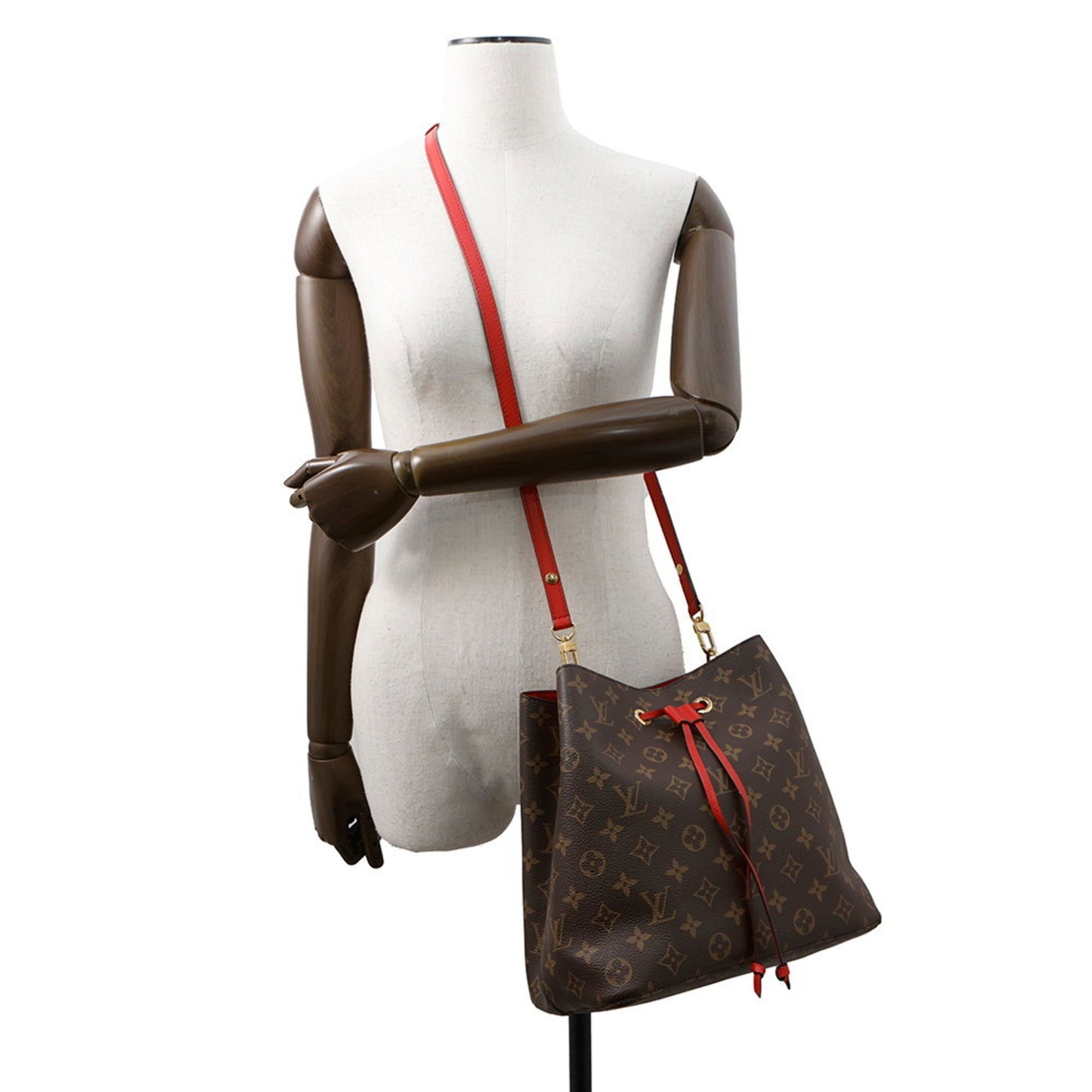 Louis Vuitton NéoNoé, Brown, Canvas, shoulder