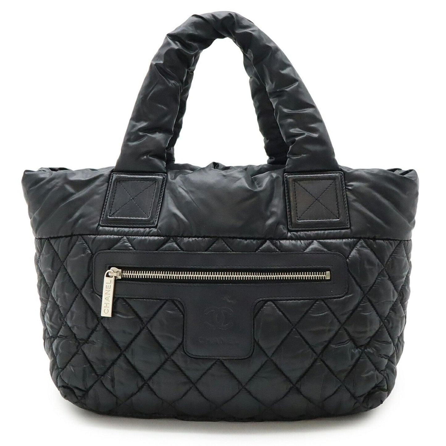Chanel Coco Cocoon, Black, NYLON, tote