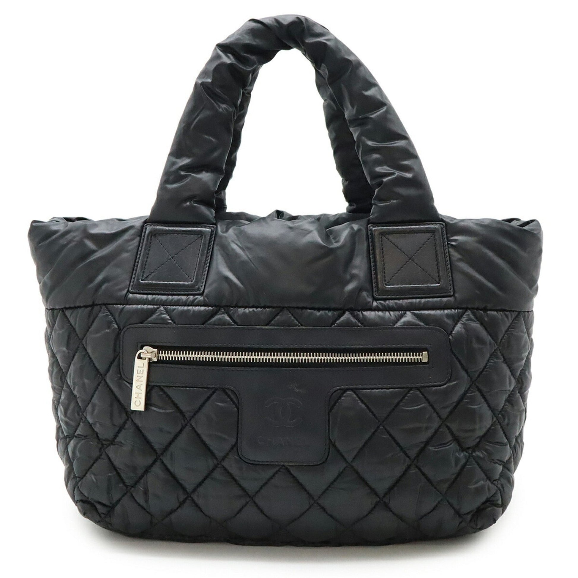 Chanel Coco Cocoon, Black, NYLON, tote