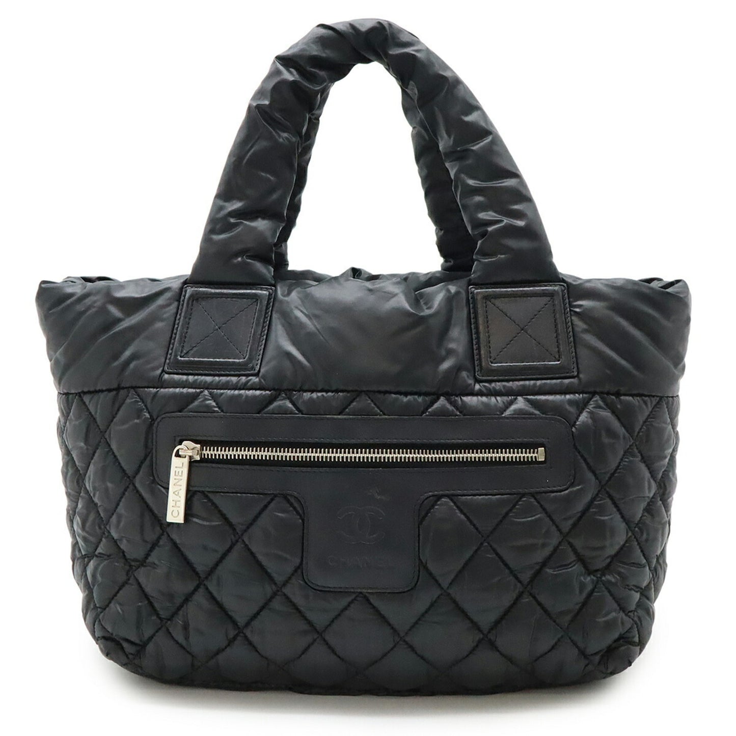 Chanel Coco Cocoon, Black, NYLON, tote