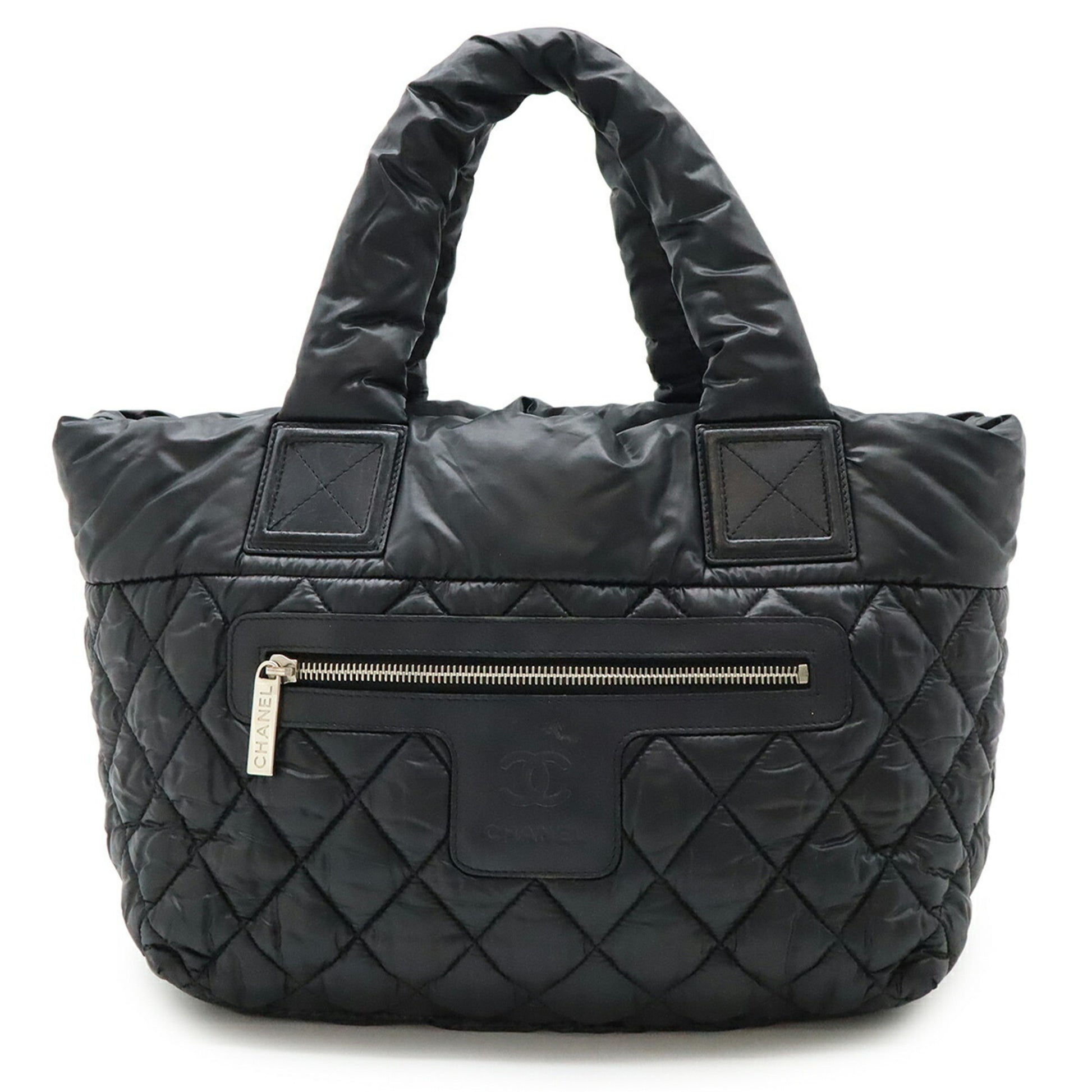 Chanel Coco Cocoon, Black, NYLON, tote